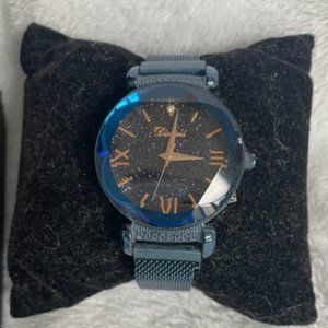Dimini Stainless Steel Water Resistant blue watch